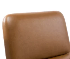 Camel Brown Vegan Leather Office Chair 19 Camel Brown Vegan Leather Office Chair -Living Room Furniture Store 810583520 A8 3