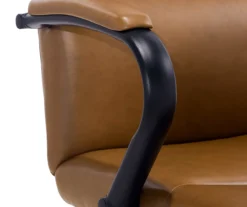 Camel Brown Vegan Leather Office Chair 20 Camel Brown Vegan Leather Office Chair -Living Room Furniture Store 810583520 A8 4