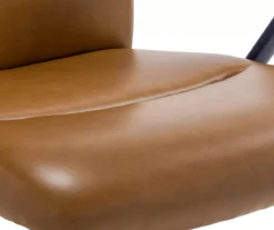 Camel Brown Vegan Leather Office Chair 21 Camel Brown Vegan Leather Office Chair -Living Room Furniture Store 810583520 A8 5