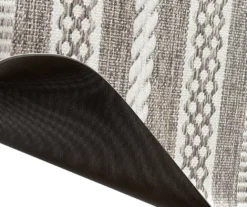 Gray & White Geo Stripe PVC Desk Mat, (34" X 47") 7 Gray & White Geo Stripe PVC Desk Mat, (34" X 47") -Living Room Furniture Store 810586481 2