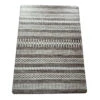 Gray & White Geo Stripe PVC Desk Mat, (34" X 47") -Living Room Furniture Store 810586481 3