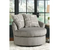 Soletren Ash Swivel Accent Chair -Living Room Furniture Store 810587409 6