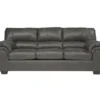 Bladen Slate Faux Leather Sofa -Living Room Furniture Store 810587470 2