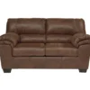 Bladen Coffee Faux Leather Loveseat