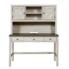 Riverwood Desk With Hutch & USB Charging -Living Room Furniture Store 810588551 1