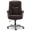 Benton Brown Big & Tall Faux Leather Executive Office Chair 2 Benton Brown Big & Tall Faux Leather Executive Office Chair -Living Room Furniture Store 810590314 3