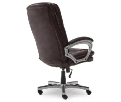 Benton Brown Big & Tall Faux Leather Executive Office Chair -Living Room Furniture Store 810590314 4