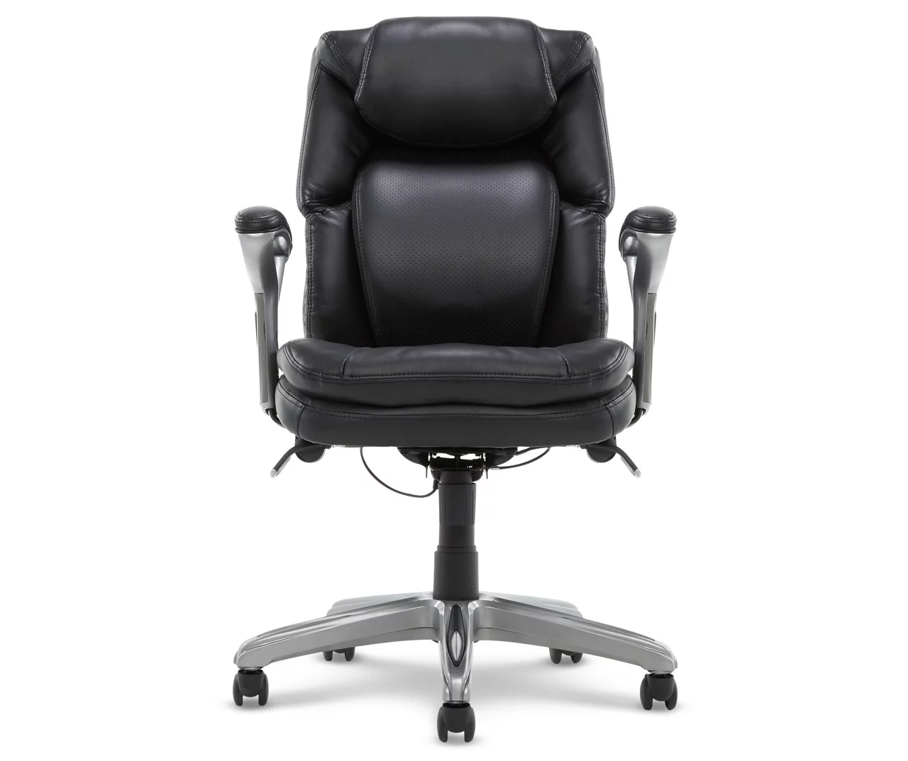 Anniston Black Bonded Leather Office Chair 3 Anniston Black Bonded Leather Office Chair