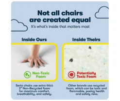 Baxter Black Big & Tall Bonded Leather Office Chair -Living Room Furniture Store 810590377 7