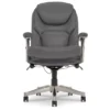 Claremont Gray Bonded Leather Office Chair -Living Room Furniture Store 810590392 3