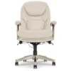 Claremont Ivory Bonded Leather Office Chair -Living Room Furniture Store 810590394 3