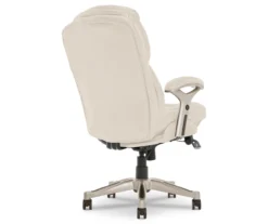 Claremont Ivory Bonded Leather Office Chair -Living Room Furniture Store 810590394 5