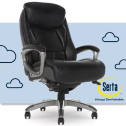 Serta Lautner Executive Bonded Leather Office Chair -Living Room Furniture Store 810590397 11