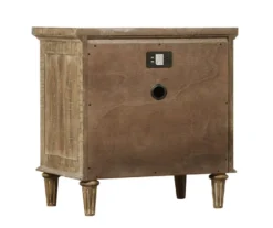 Windham 2-Drawer Nightstand With USB Charging -Living Room Furniture Store 810591521 5