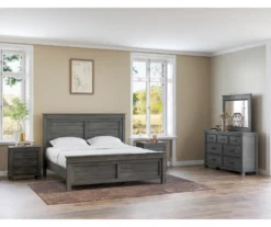 Topeka Warm Gray 3-Drawer Nightstand With USB Charging 16 Topeka Warm Gray 3-Drawer Nightstand With USB Charging -Living Room Furniture Store 810591526