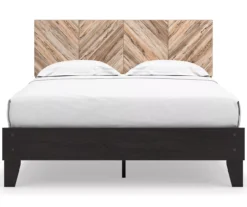 Piperton Black Queen Platform Bed Base -Living Room Furniture Store 810591748 810591749 4 1