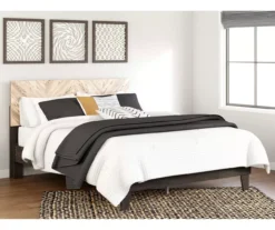 Piperton Black Queen Platform Bed Base -Living Room Furniture Store 810591748 810591749 7 1