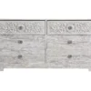 Paxberry Whitewash 6-Drawer Dresser 1 Paxberry Whitewash 6-Drawer Dresser -Living Room Furniture Store 810591798 2