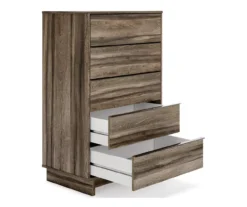 Shallifer Brown 5-Drawer Storage Chest -Living Room Furniture Store 810591841 2