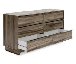 Shallifer Brown 6-Drawer Dresser -Living Room Furniture Store 810591842 2