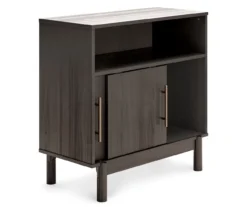 Brymont Dark Gray Sliding Door Accent Cabinet -Living Room Furniture Store 810591843 2