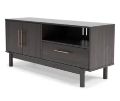 59" Brymont Dark Gray TV Stand -Living Room Furniture Store 810592174 1