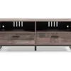 59" Neilsville Brown TV Stand -Living Room Furniture Store 810592176 5