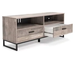 59" Neilsville Multi-Gray TV Stand -Living Room Furniture Store 810592177 2