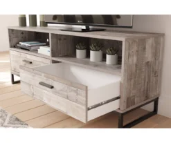 59" Neilsville Multi-Gray TV Stand -Living Room Furniture Store 810592177 5