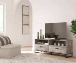 59" Neilsville Multi-Gray TV Stand -Living Room Furniture Store 810592177 8