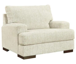 Caretti Parchment Chair And A Half -Living Room Furniture Store 810594577 1 1