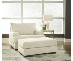 Caretti Parchment Chair And A Half -Living Room Furniture Store 810594577 6