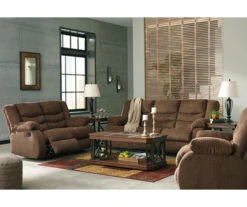 Tulen Chocolate Reclining Loveseat 13 Tulen Chocolate Reclining Loveseat -Living Room Furniture Store 810594622 810594623 1