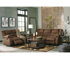 Tulen Chocolate Reclining Sofa 14 Tulen Chocolate Reclining Sofa -Living Room Furniture Store 810594622 810594623 3