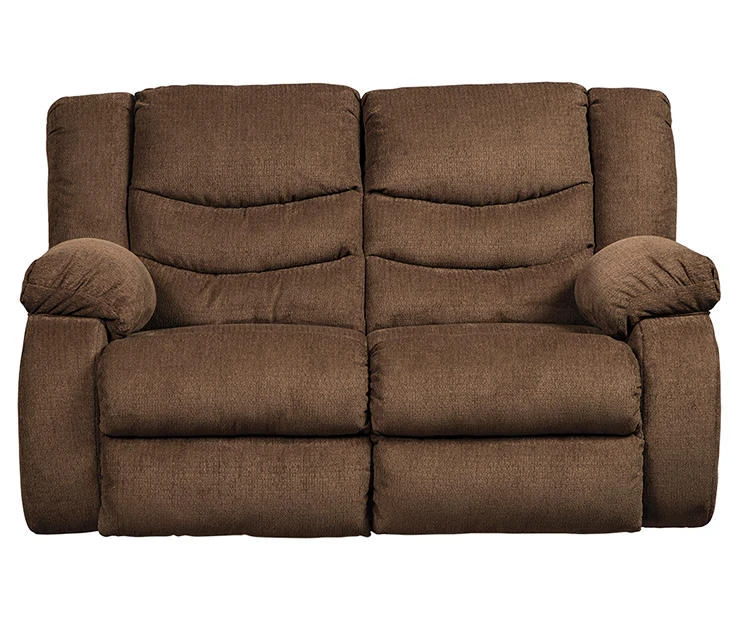Tulen Chocolate Reclining Loveseat 3 Tulen Chocolate Reclining Loveseat