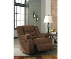 Tulen Chocolate Rocker Recliner -Living Room Furniture Store 810594624 3