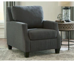 Bayonne Charcoal Armchair -Living Room Furniture Store 810594660 5
