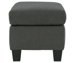 Bayonne Charcoal Ottoman -Living Room Furniture Store 810594661 3