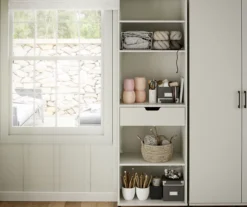 Evolution Vantage White 5-Shelf Open Cabinet 10 Evolution Vantage White 5-Shelf Open Cabinet -Living Room Furniture Store 810597745 6