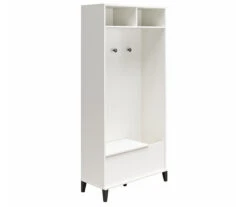Evolution Amplus White Gym Storage Cabinet -Living Room Furniture Store 810597746