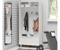 Evolution Amplus White Gym Storage Cabinet -Living Room Furniture Store 810597746 6