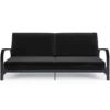 DHP Elbern Black Metal Futon With Black Microfiber Cover 2 DHP Elbern Black Metal Futon With Black Microfiber Cover -Living Room Furniture Store 810598097
