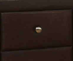 Monarch Faux Leather Nightstand -Living Room Furniture Store 810598393 A8