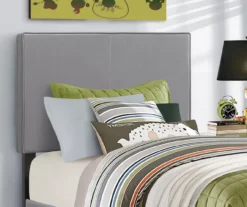 Monarch Faux Leather Twin Bed -Living Room Furniture Store 810598494 B8