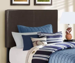 Monarch Faux Leather Twin Bed -Living Room Furniture Store 810598496 B8