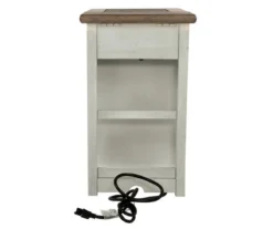 Bolanburg Chairside End Table With USB Ports, Outlets & Tray -Living Room Furniture Store 810598698 10