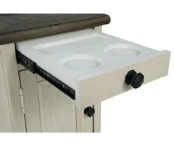 Bolanburg Chairside End Table With USB Ports, Outlets & Tray -Living Room Furniture Store 810598698 2