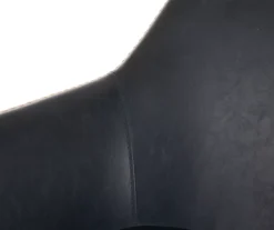 Glitzhome Mid-Century Modern Faux Leather Dining Chairs, 2-Pack -Living Room Furniture Store 810598714 A0 4 1