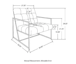 Glitzhome Modern Industrial Faux Leather Accent Chairs, 2-Pack -Living Room Furniture Store 810598914 A0 8