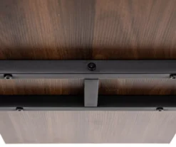 Walnut Modern A-Frame 4-Shelf Bookcase -Living Room Furniture Store 810598942 A0 5